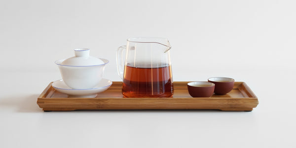 Long Bamboo Service Tray