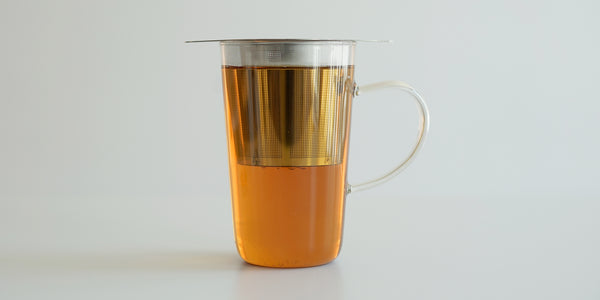 Glass Infuser Cup – Red Blossom Tea Company