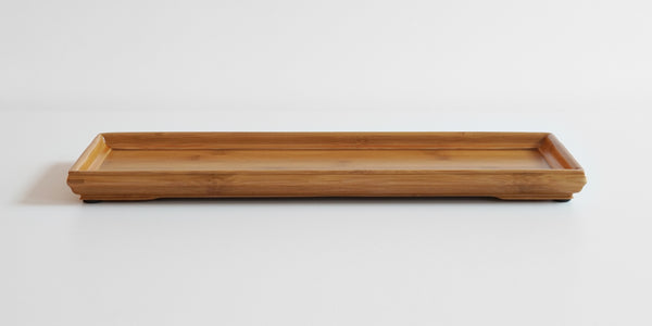 Long Bamboo Service Tray