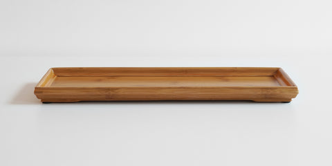 Long Bamboo Service Tray