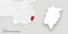A map of China highlighting Fujian province.  